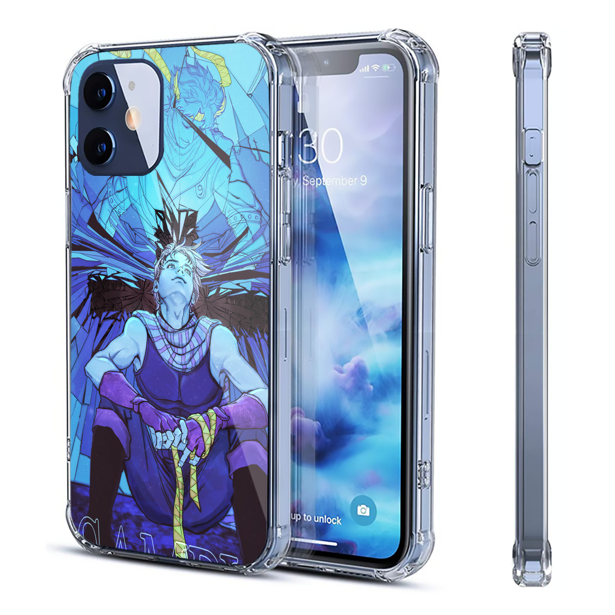 （画像用） ジョジョの奇妙な冒険 JoJo's Bizarre Adventure 【iPhone 12シリーズ対応】透明スマホケース（クリアソフトケース）